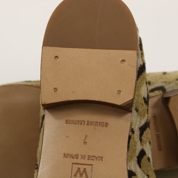 New Stubbs & Wootton Limited Edition Velvet Burnout Animal Print Size 7 Slippers - Picture 9 of 10